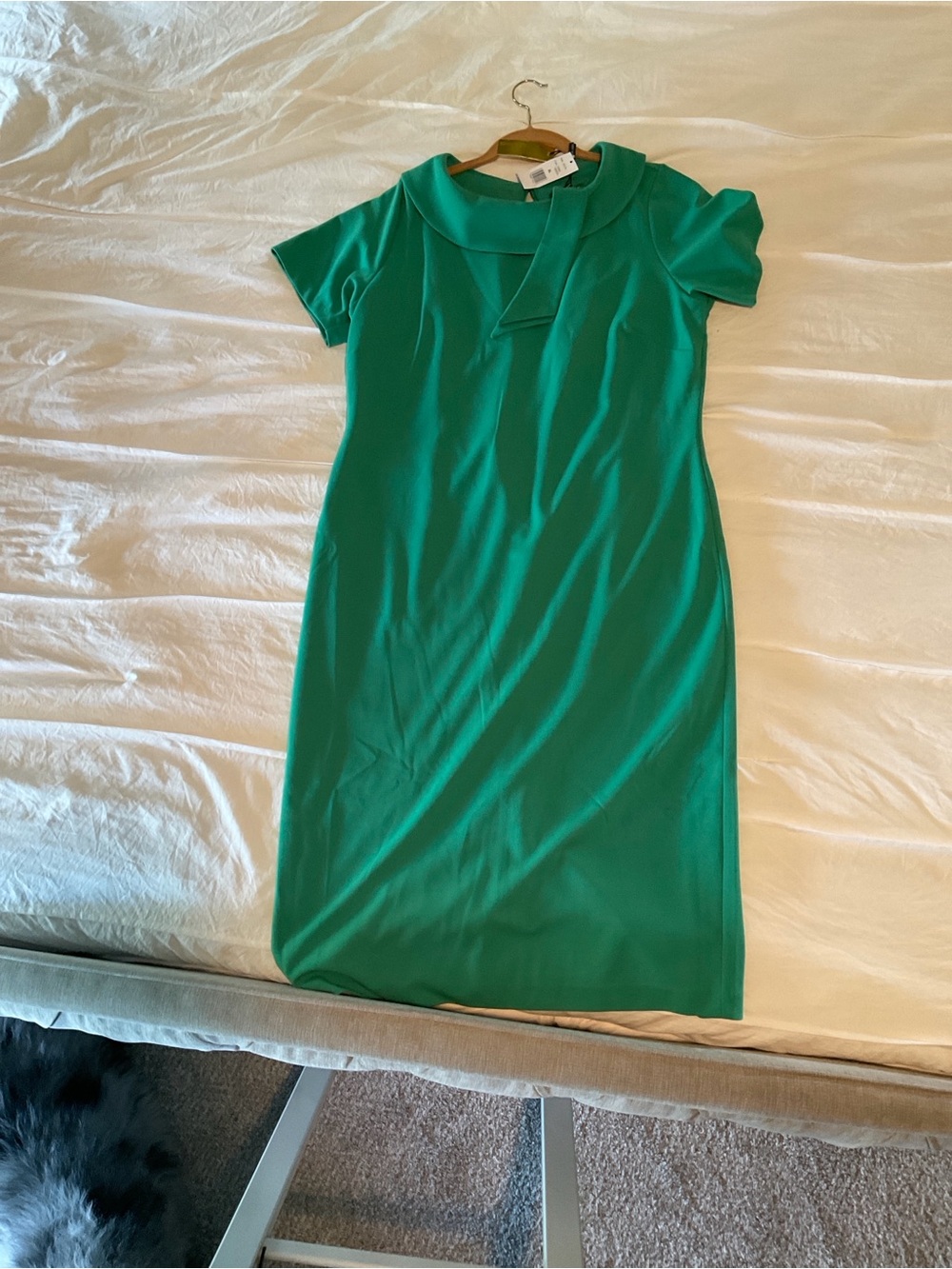 Alexia Admor Emerald Green Midi Sheath Dress